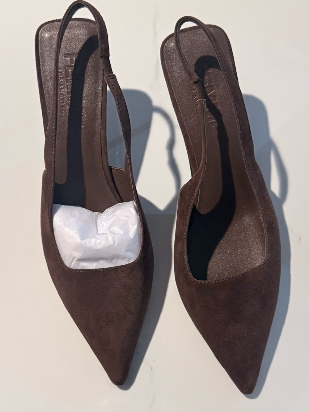 FEMME - G55 Slingback - Suede Coco - Picture 5 of 5